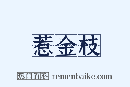惹金枝是什么意思的图片